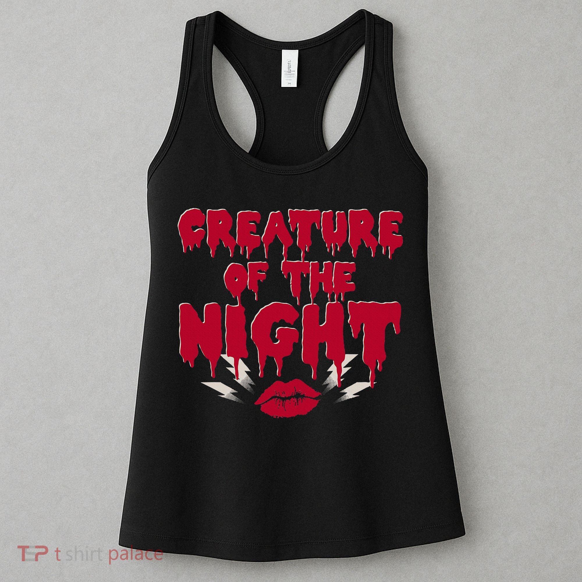 Creature Of The Night Rock Musical Horror Show Lips Women's Tank Top