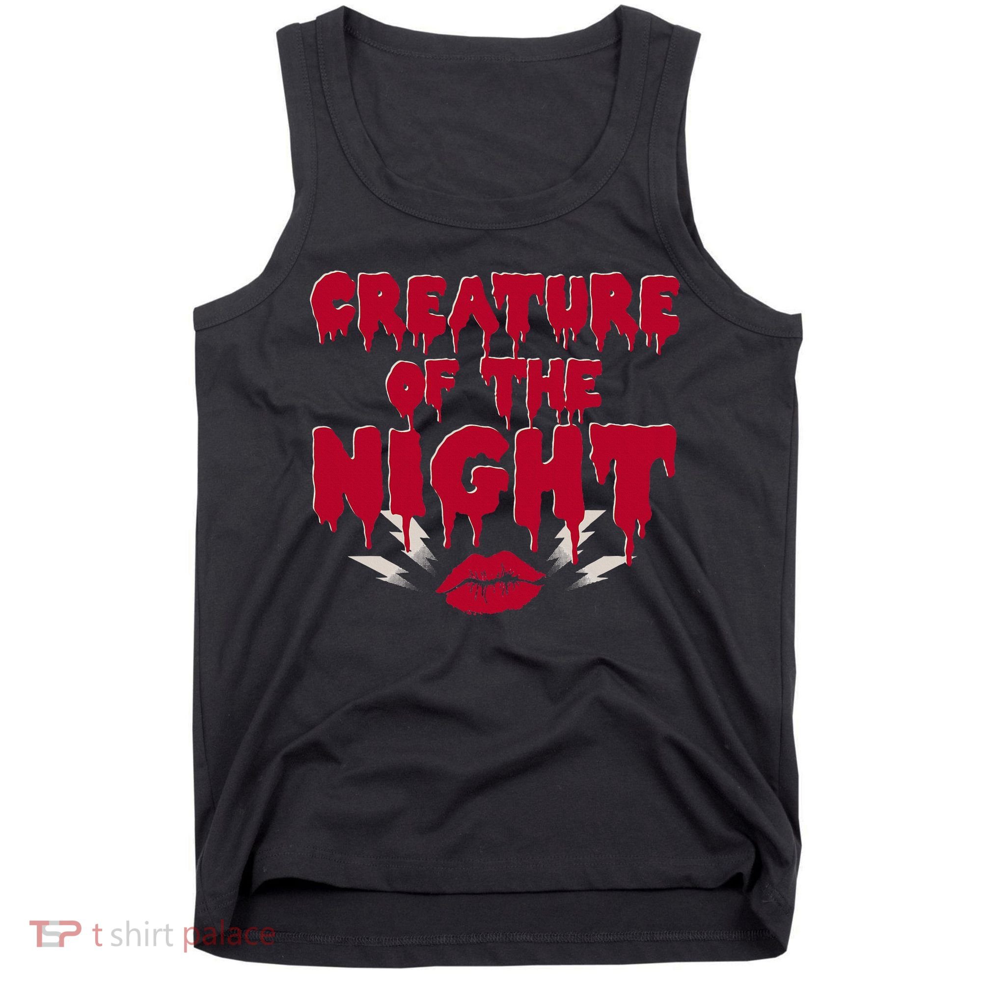 Creature Of The Night Rock Musical Horror Show Lips Tank Top