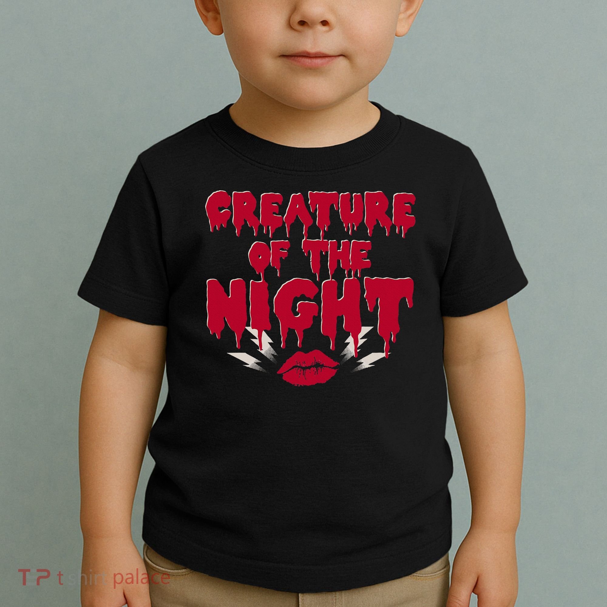 Creature Of The Night Rock Musical Horror Show Lips Toddler T-Shirt