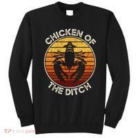 Chicken Of The Ditch Crawfish Boil Party Funny Cajun Lobster Sweatshirt thumb 0