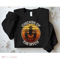 Chicken Of The Ditch Crawfish Boil Party Funny Cajun Lobster Sweatshirt thumb 2