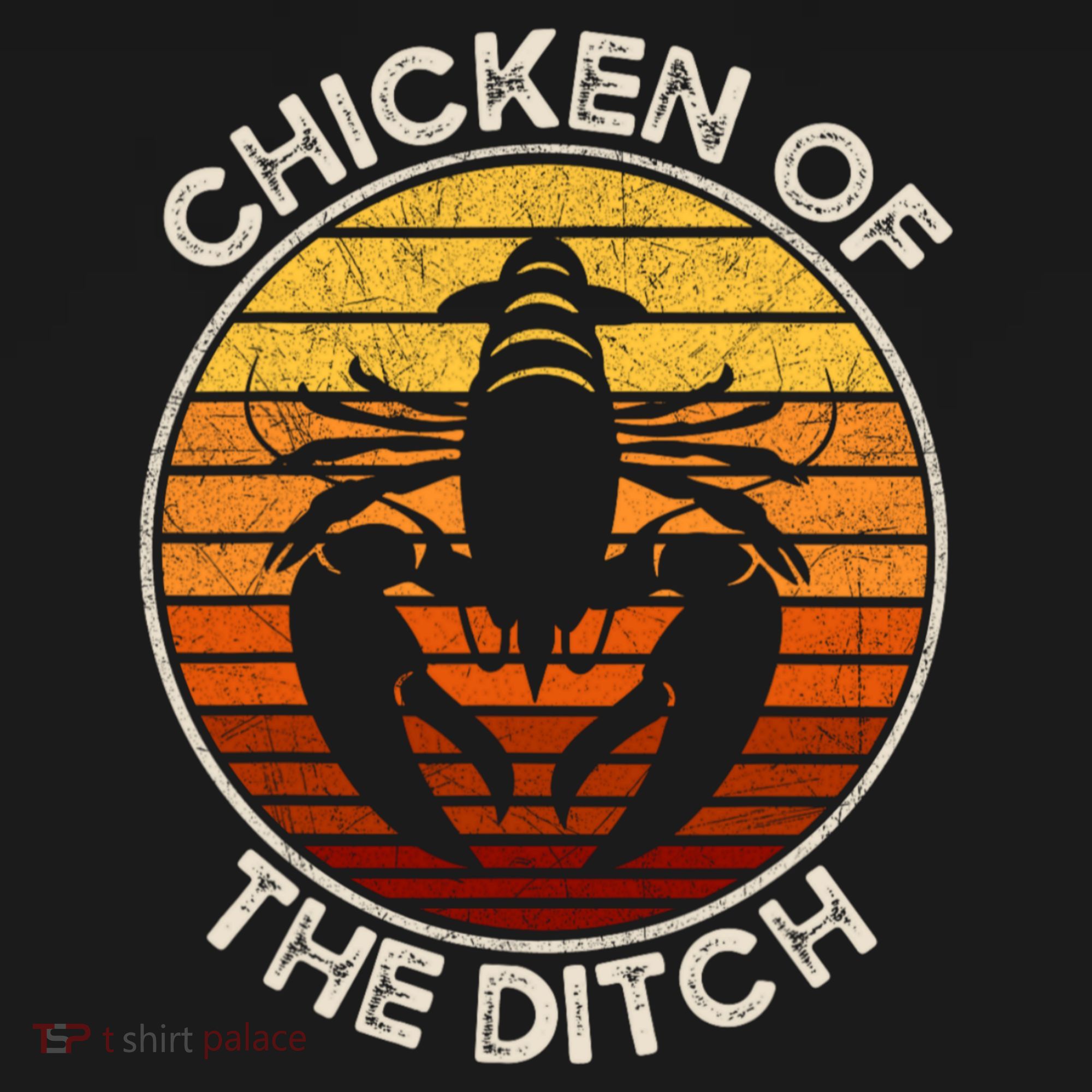 Chicken Of The Ditch Crawfish Boil Party Funny Cajun Lobster Women's Hoodie