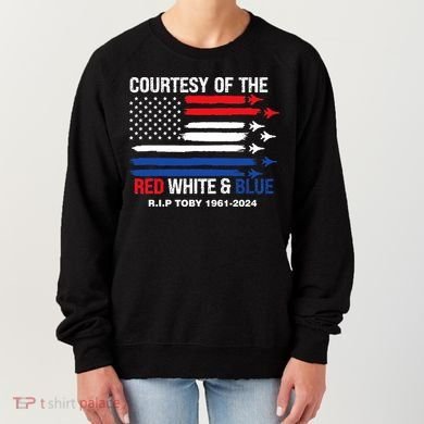Courtesy Of The Red White And Blue Rip Toby Women's Sweatshirt
