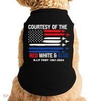 Courtesy Of The Red White And Blue Rip Toby Doggie Tank thumb 0