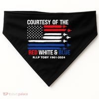 Courtesy Of The Red White And Blue Rip Toby USA-Made Doggie Bandana thumb 0