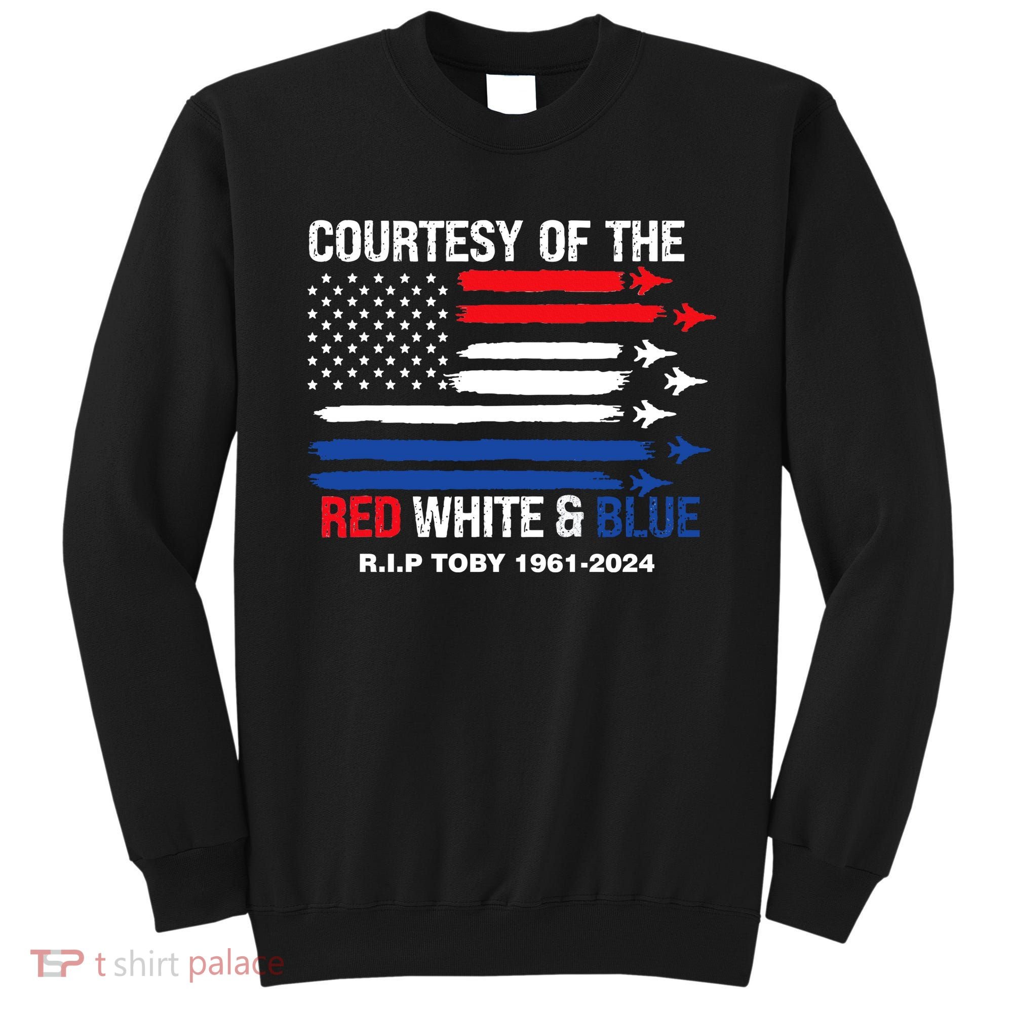 Courtesy Of The Red White And Blue Rip Toby Sweatshirt