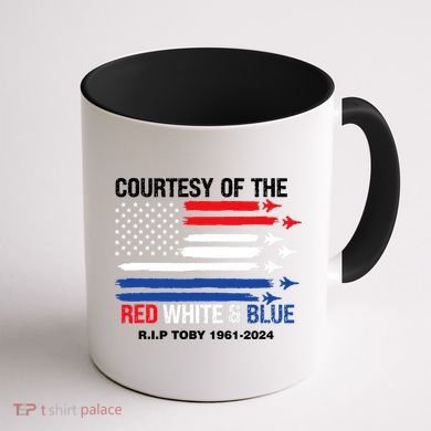 Courtesy Of The Red White And Blue Rip Toby Coffee Mug back