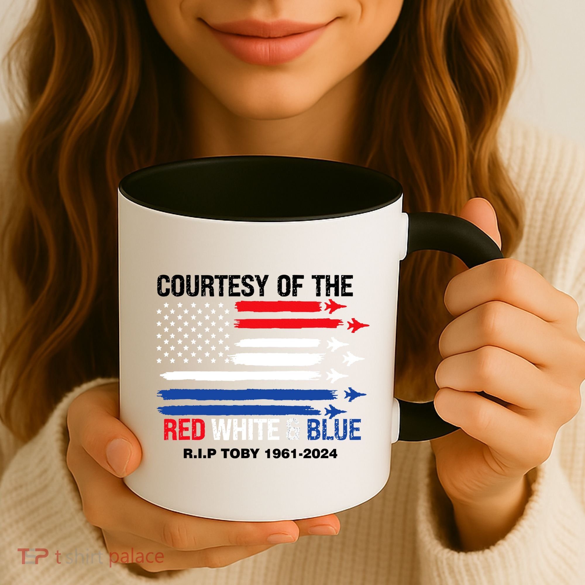 Courtesy Of The Red White And Blue Rip Toby Coffee Mug