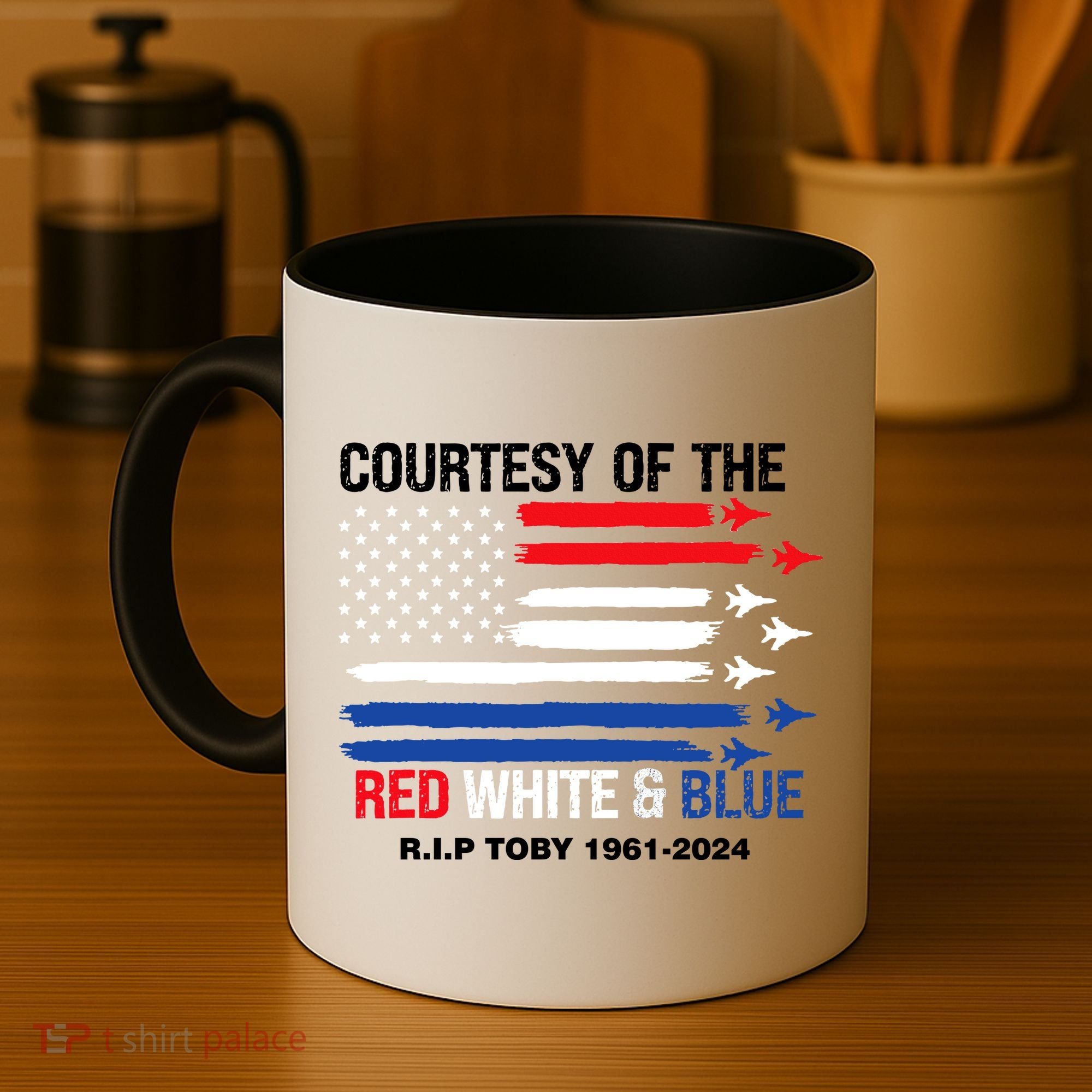 Courtesy Of The Red White And Blue Rip Toby Coffee Mug
