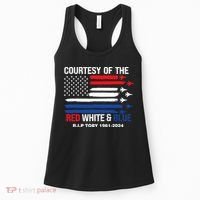 Courtesy Of The Red White And Blue Rip Toby Women's Tank Top thumb 0