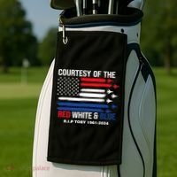 Courtesy Of The Red White And Blue Rip Toby Golf Towel thumb 2
