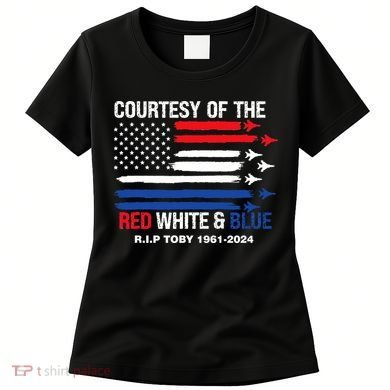 Courtesy Of The Red White And Blue Rip Toby Women's T-Shirt