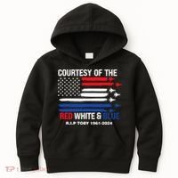 Courtesy Of The Red White And Blue Rip Toby Kids Hoodie thumb 0
