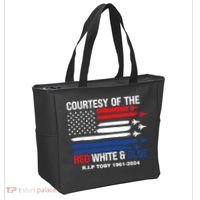 Courtesy Of The Red White And Blue Rip Toby Tote Bag thumb 2