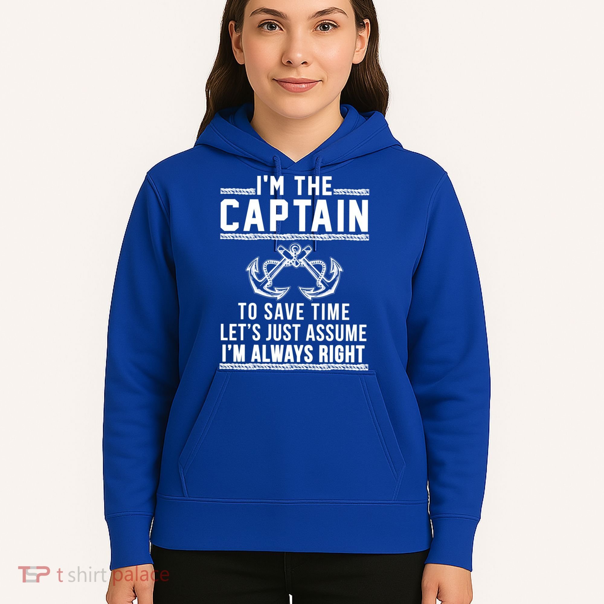 Captain Of The Boat Gift Gift Hoodie