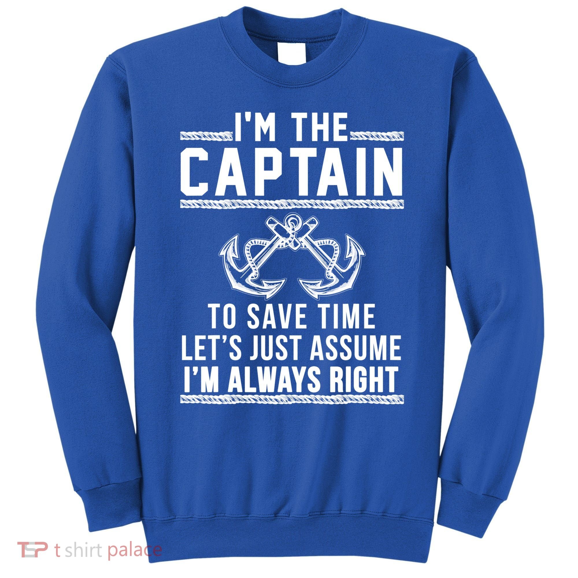Captain Of The Boat Gift Gift Sweatshirt