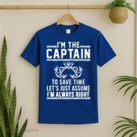 Captain Of The Boat Gift Gift T-Shirt thumb 2