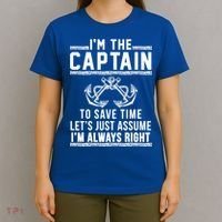 Captain Of The Boat Gift Gift T-Shirt thumb 4