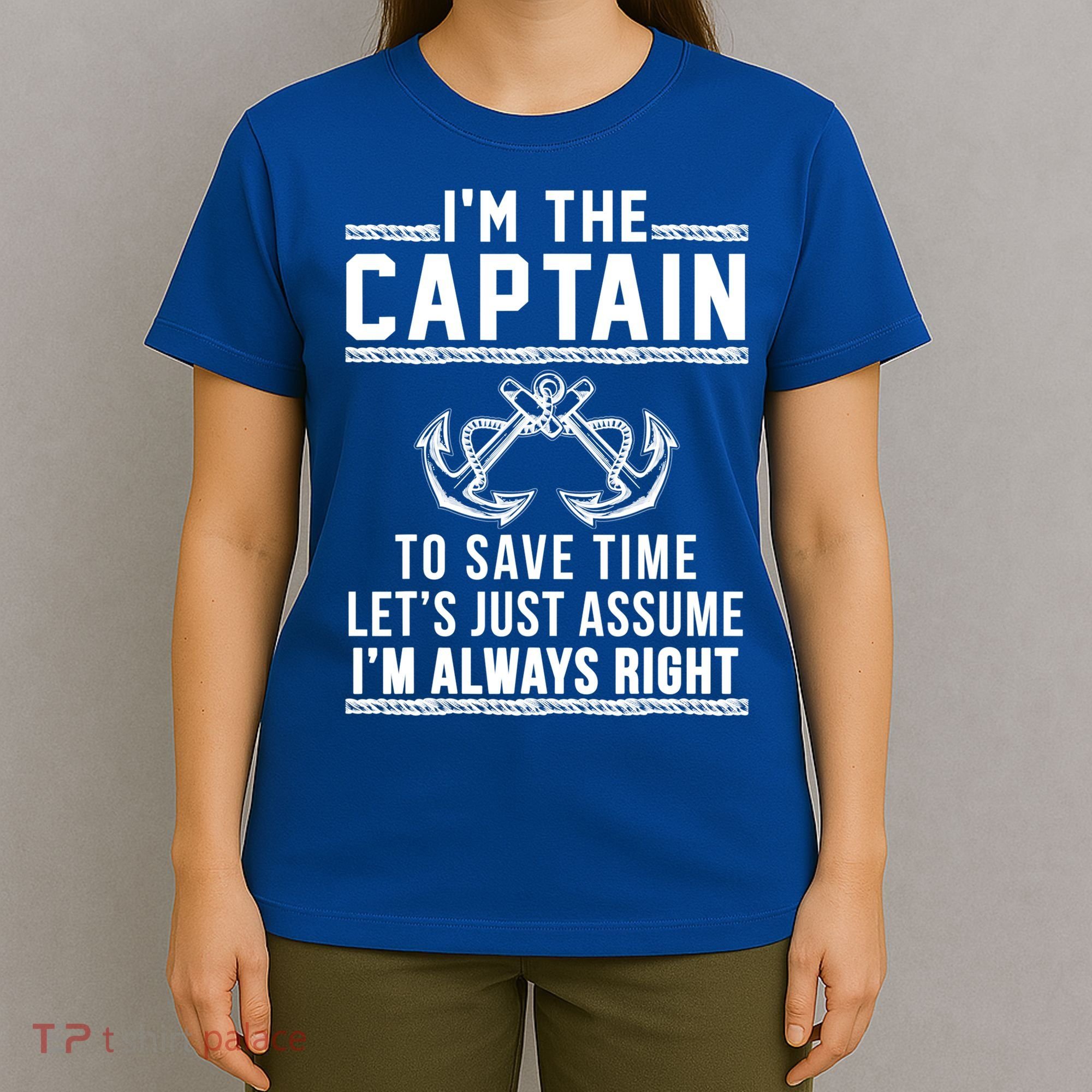 Captain Of The Boat Gift Gift T-Shirt