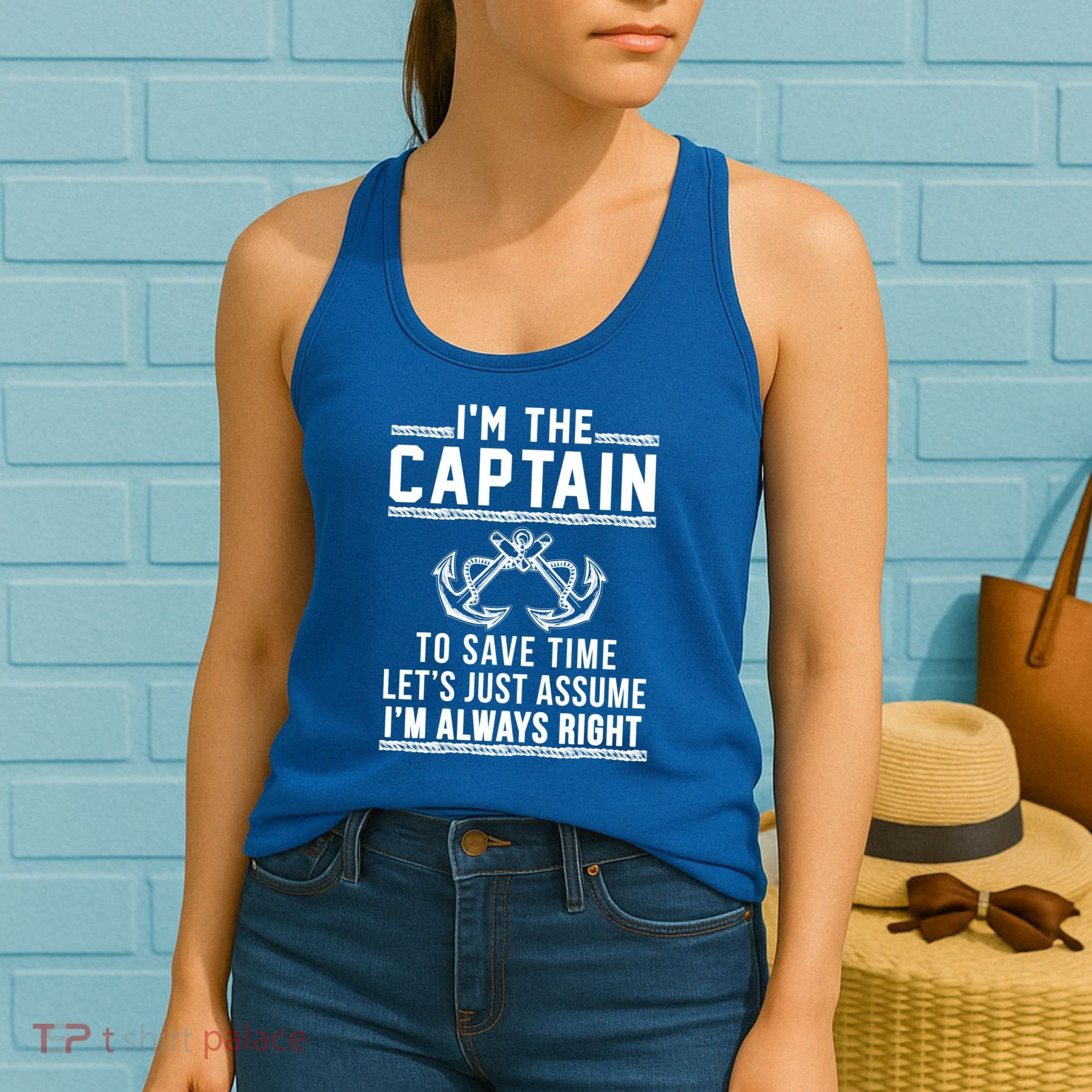 Captain Of The Boat Gift Gift Women's Tank Top