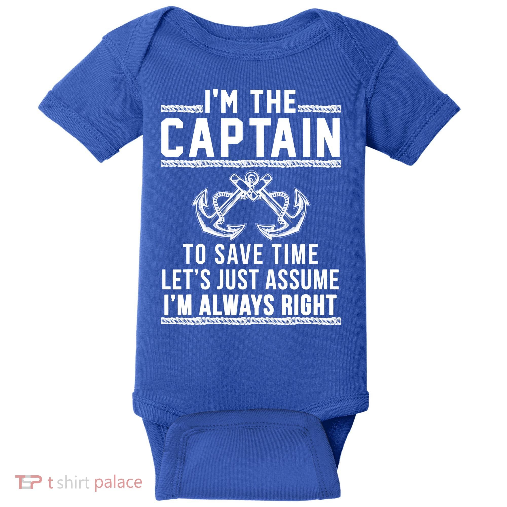Captain Of The Boat Gift Gift Baby Bodysuit