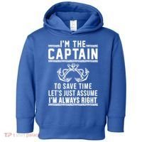 Captain Of The Boat Gift Gift Toddler Hoodie thumb 0