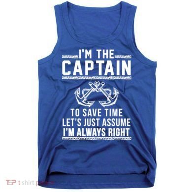 Captain Of The Boat Gift Gift Tank Top