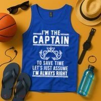 Captain Of The Boat Gift Gift Tank Top thumb 4