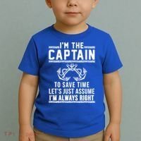 Captain Of The Boat Gift Gift Toddler T-Shirt thumb 2