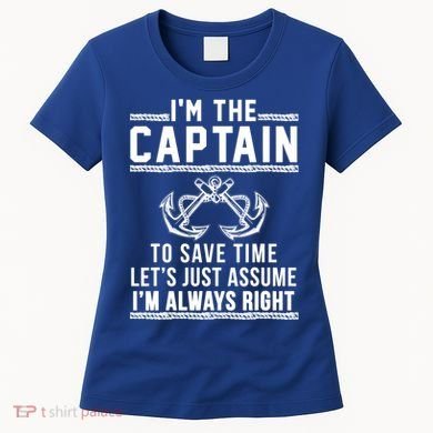 Captain Of The Boat Gift Gift Women's T-Shirt