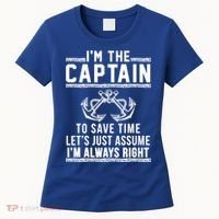 Captain Of The Boat Gift Gift Women's T-Shirt thumb 0
