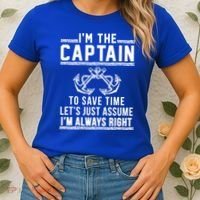 Captain Of The Boat Gift Gift Women's T-Shirt thumb 2