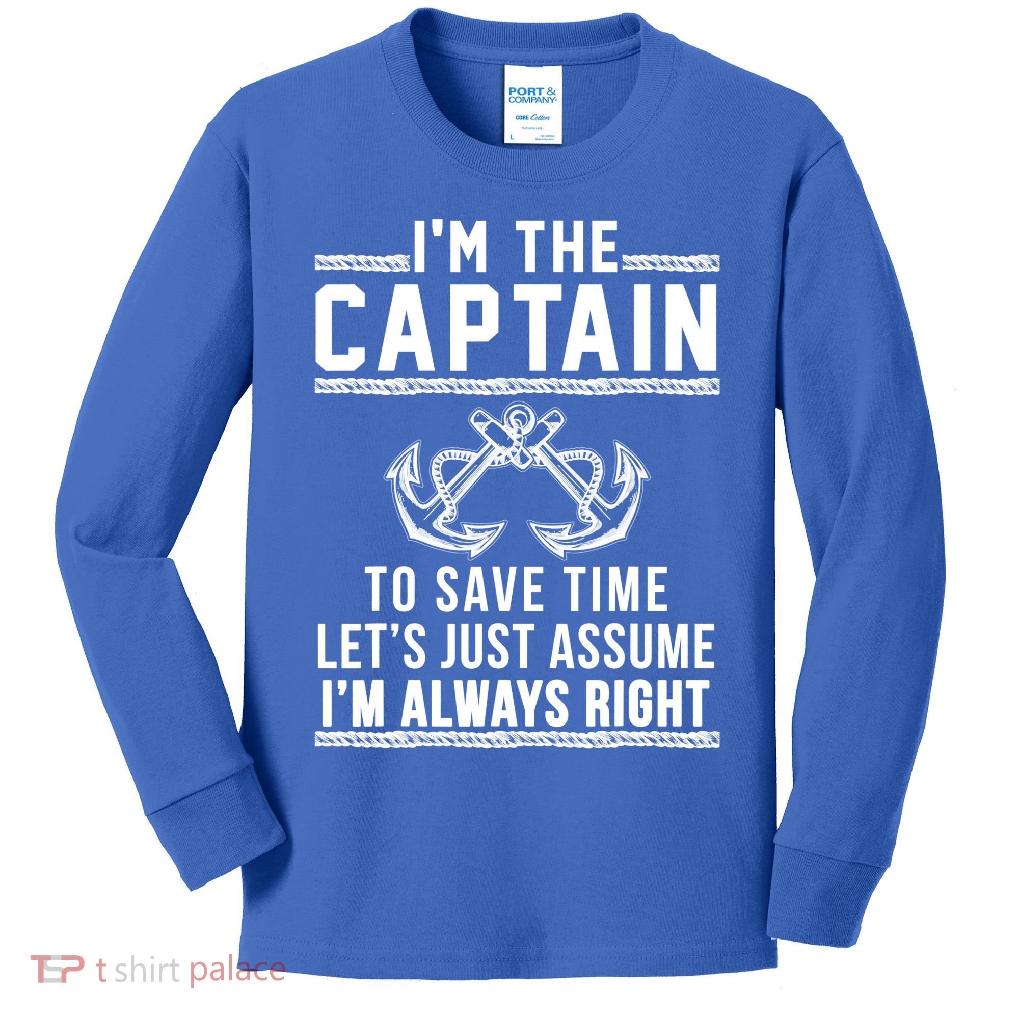 Captain Of The Boat Gift Gift Kids Long Sleeve Shirt