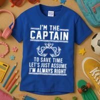 Captain Of The Boat Gift Gift Kids T-Shirt thumb 3