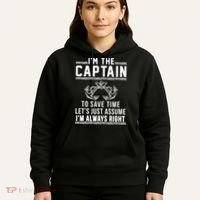 Captain Of The Boat Gift Great Gift Hoodie thumb 5