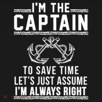 Captain Of The Boat Gift Great Gift Long Sleeve Shirt thumb 2