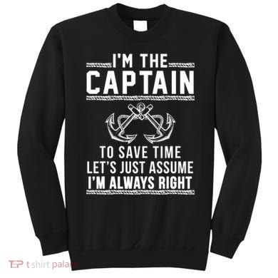 Captain Of The Boat Gift Great Gift Sweatshirt