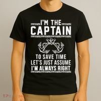 Captain Of The Boat Gift Great Gift T-Shirt thumb 3