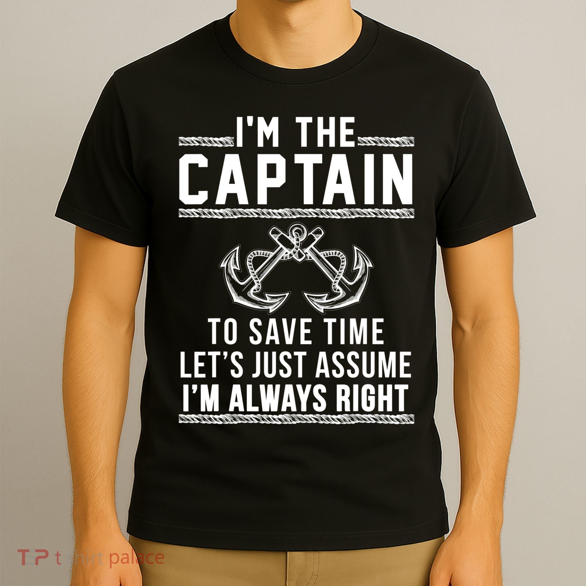 Captain Of The Boat Gift Great Gift T-Shirt