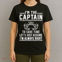 Captain Of The Boat Gift Great Gift T-Shirt thumb 4