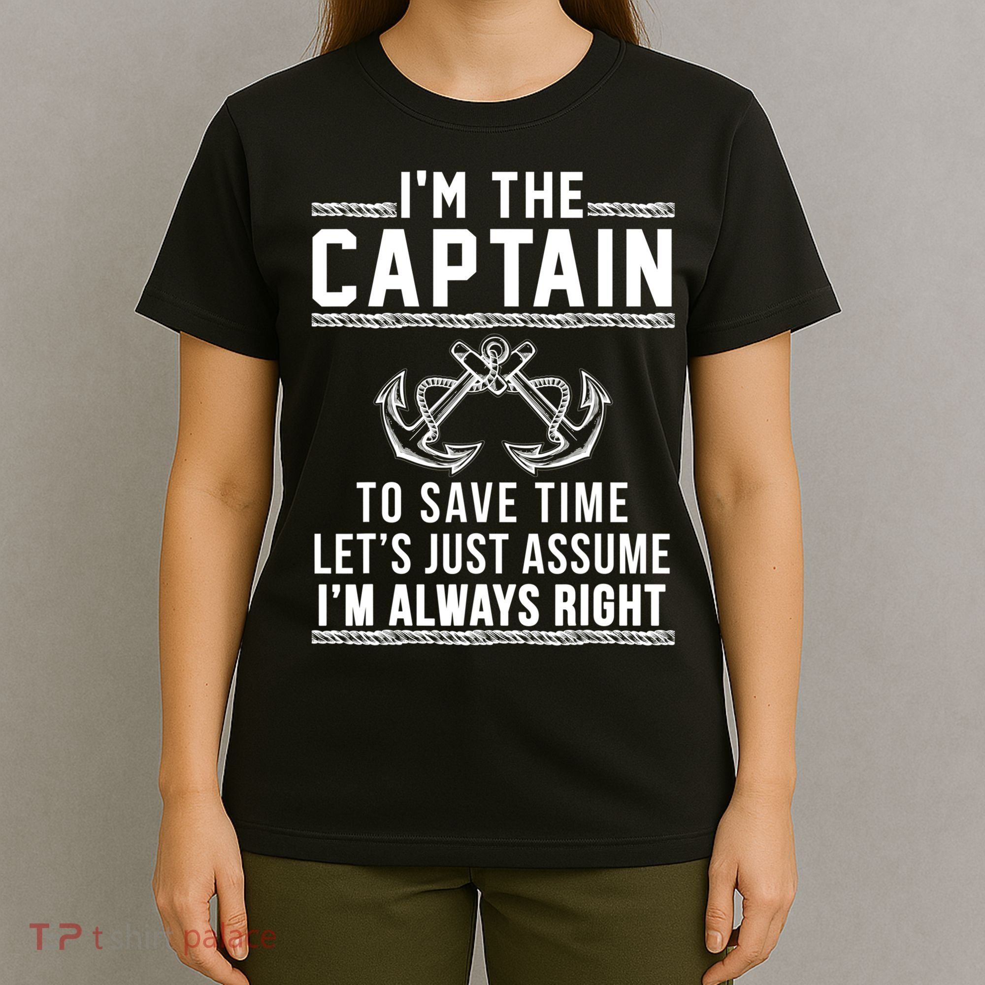 Captain Of The Boat Gift Great Gift T-Shirt