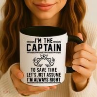 Captain Of The Boat Gift Great Gift Coffee Mug thumb 3