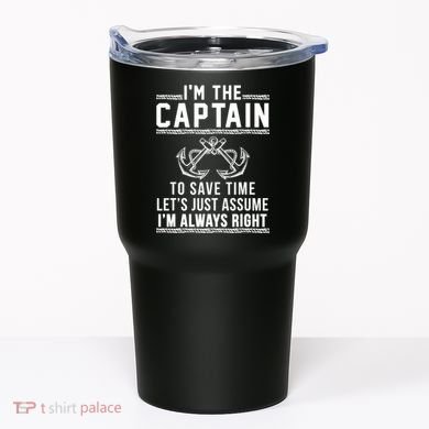 Captain Of The Boat Gift Great Gift Tumbler