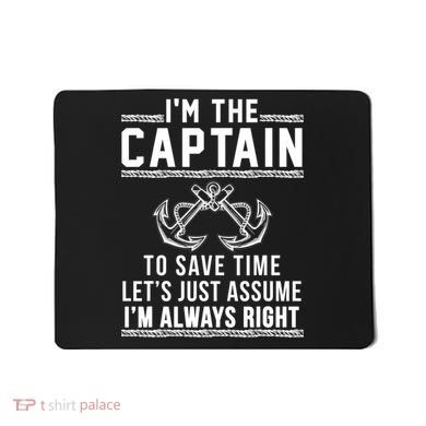 Captain Of The Boat Gift Great Gift Mousepad