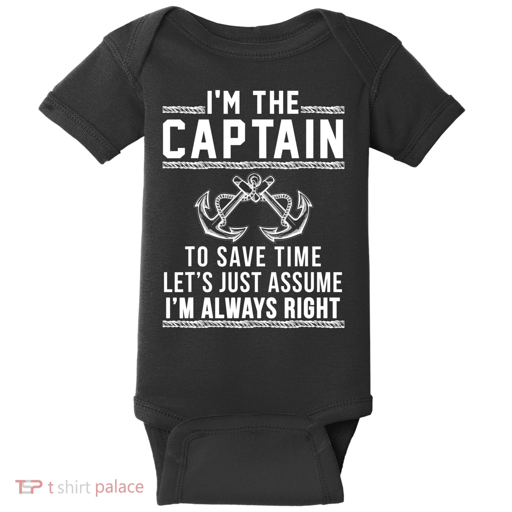 Captain Of The Boat Gift Great Gift Baby Bodysuit