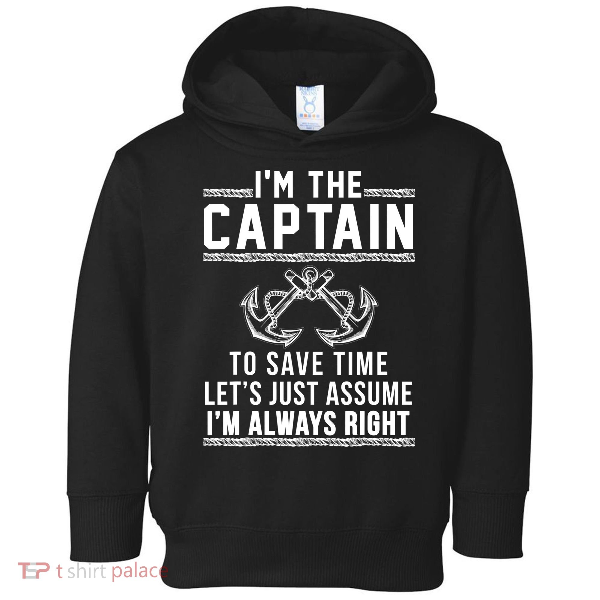 Captain Of The Boat Gift Great Gift Toddler Hoodie