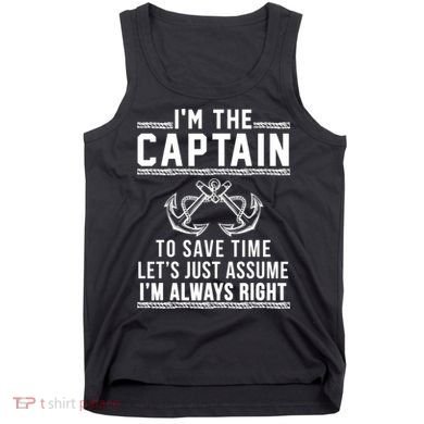 Captain Of The Boat Gift Great Gift Tank Top