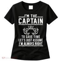 Captain Of The Boat Gift Great Gift Women's T-Shirt thumb 0