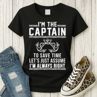 Captain Of The Boat Gift Great Gift Women's T-Shirt thumb 3