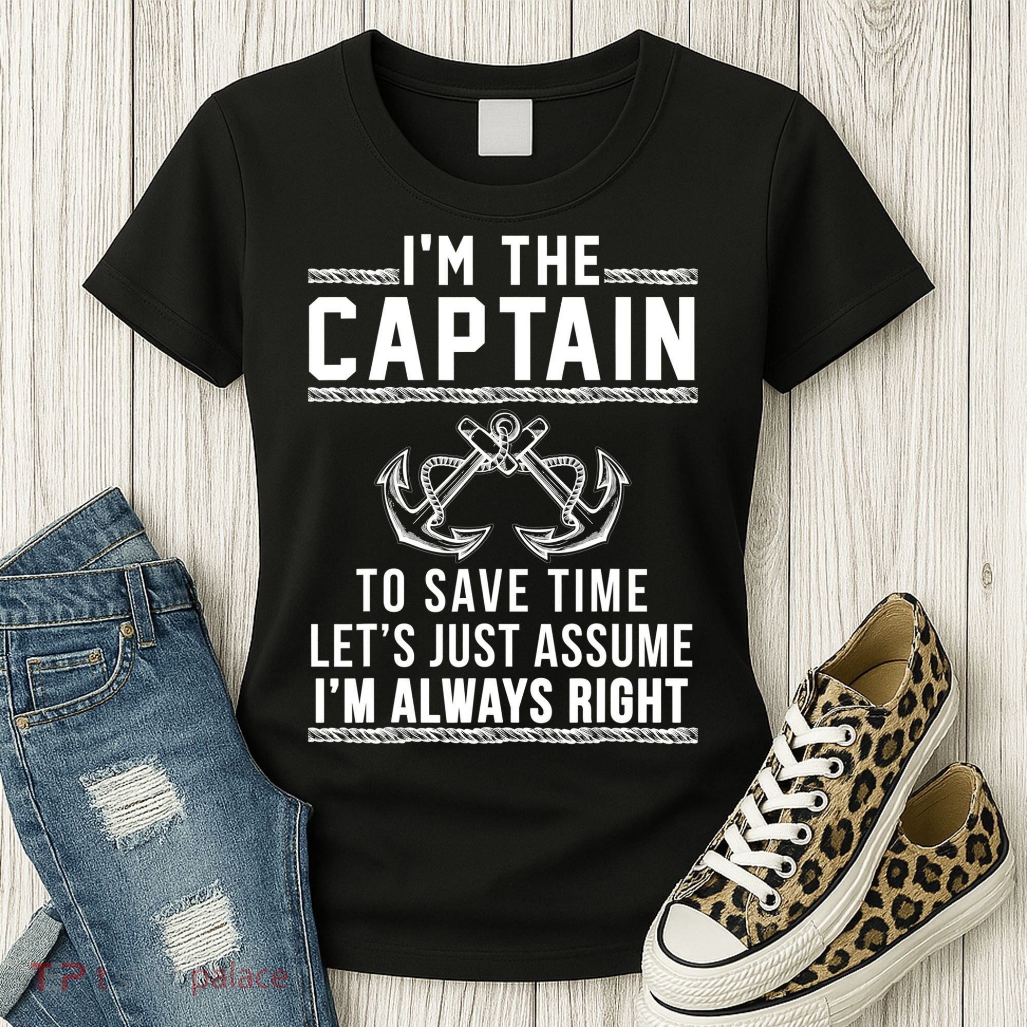 Captain Of The Boat Gift Great Gift Women's T-Shirt